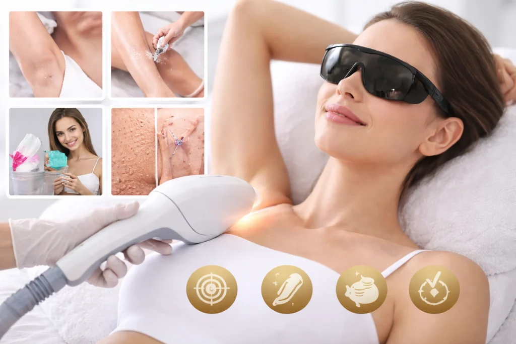 لیزر موهای زائد؛ خداحافظی واقعی با موهای ناخواسته