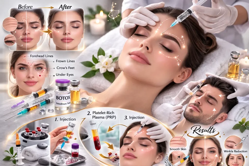 بوتاکس چیست؟ واقعیت کامل درباره کاهش چین‌وچروک صورت