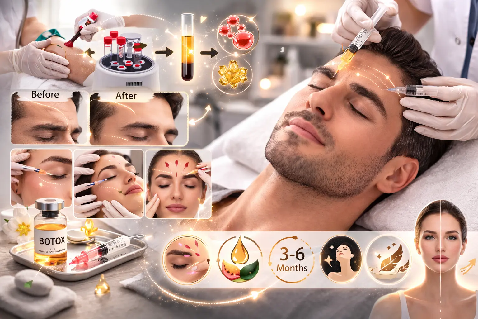 بوتاکس چیست؟ واقعیت کامل درباره کاهش چین‌وچروک صورت